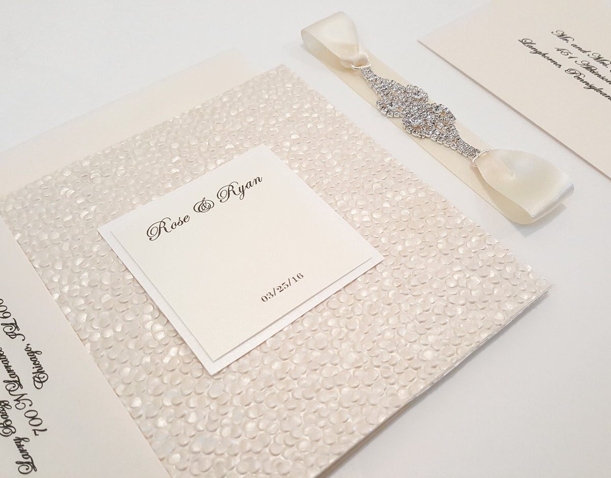 Luxury Marriage Card - Rhinestone Connector - Designer Stationery shop –  Ink and Love, image size:1200x938