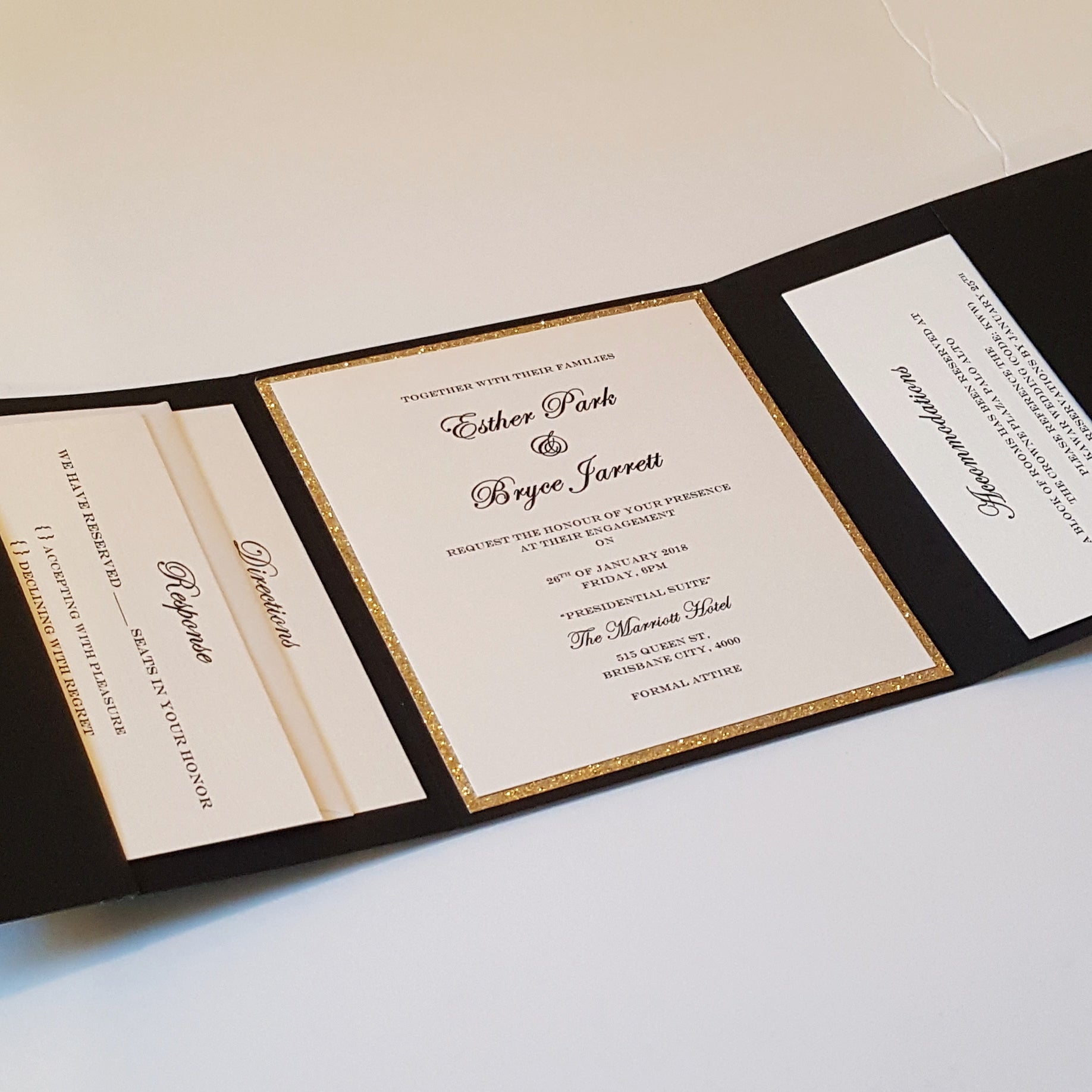 Fold Up Invitations